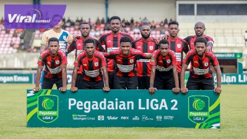 Starting eleven Persipura Jayapura di ajang Liga 2 2024/2025. Foto : lib
