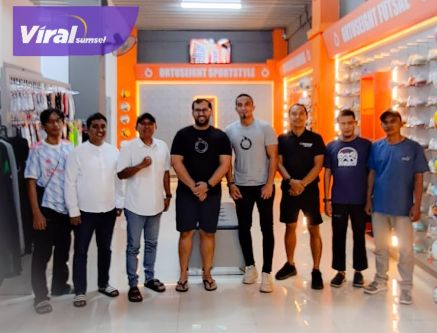 SSB Palembang Soccer Skills Jajaki Kerjasama dengan Ortuseight. Foto: viralsumsel.com/ril