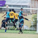 Pertandingan Porsiba Bukit Asam vs Persipra Prabumulih. Foto : viralsumsel.com /asa