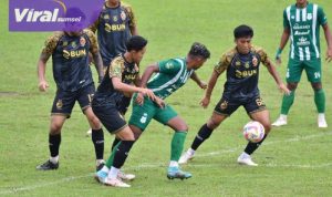 Pertandingan Sriwijaya FC vs PSMS Medan di Stadion Baharuddin Siregar, Deli Serdang, Sumatera Utara (sumut), Sabtu (11/1/2025) sore. Foto : mosfc