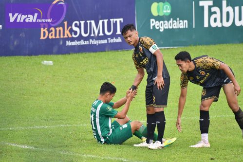 Pertandingan Sriwijaya FC vs PSMS Medan di Stadion Baharuddin Siregar, Deli Serdang, Sumatera Utara (sumut), Sabtu (11/1/2025) sore. Foto : mosfc