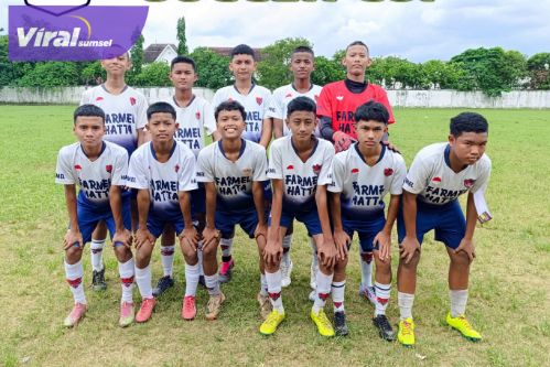 Skuat Farmel Hatta Palembang dalam ajang Kickball Soccer League 2025 U-15. Foto : viralsumsel.com /asa