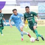Pertandingan PSKC Cimahi melawan Persela Lamongan pada babak 8 besar Pegadaian Liga 2 2024/2025. Foto : lib