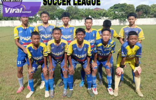 Skuat PS Pusri pada laga kontra Farmel Hatta pada laga pekan kedua Pekan Kedua Kick Ball Soccer League U-15 2025. Foto : viralsumsel.com /asa
