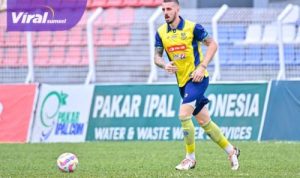 Pemain asing Persikota Tangerang saat laga melawan PSMS Medan. Foto : ig