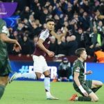Aston Villa, Morgan Rogers selebrasi usai cetak gol ke gawang Celtic pada laga fase liga Liga Champions. Foto : igvilla