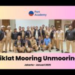 Port Academy Gelar Diklat Mooring Unmooring Bekerja Sama dengan PT Indofood Sukses Makmur Divisi Bogasari. Foto : viralsumsel.com