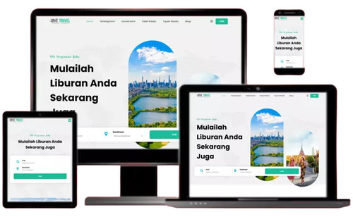 Desain Menarik Untuk Website Travel dan Wisata. Foto : viralsumsel.com