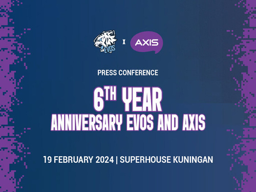 EVOS dan AXIS Menandai 6 Tahun Kolaborasi dengan Peluncuran AXIS Esports Labs di 6 Kota Baru Tahun 2025. Foto : viralsumsel.com
