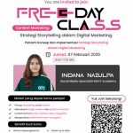 MAXY Academy Gelar Free Day Class: Strategi Storytelling dalam Digital Marketing Bersama Indana Nazulfa. Foto: viralsumsel.com