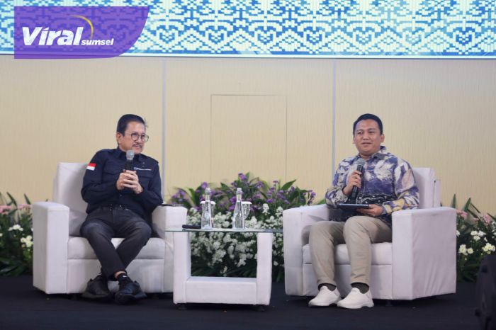 Pj Gubernur Elen Setiadi Buka Kuliah Umum Pertambangan Bareng Presiden Direktur PT Freeport Indonesia di Kampus Unsri Indralaya . Foto : viralsumsel.com /win