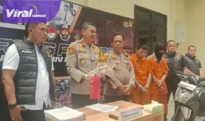 Terekam Kamera! Begal Bersenjata di OKI Akhirnya Diciduk Polisi. Foto : ist