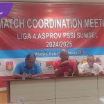 Asprov PSSI Sumsel menggelar pertemuan penting, yakni Match Coordinator Meeting (MCM), yang diadakan di Hotel Majestic, Palembang. Foto : viralsumsel.com /ASA