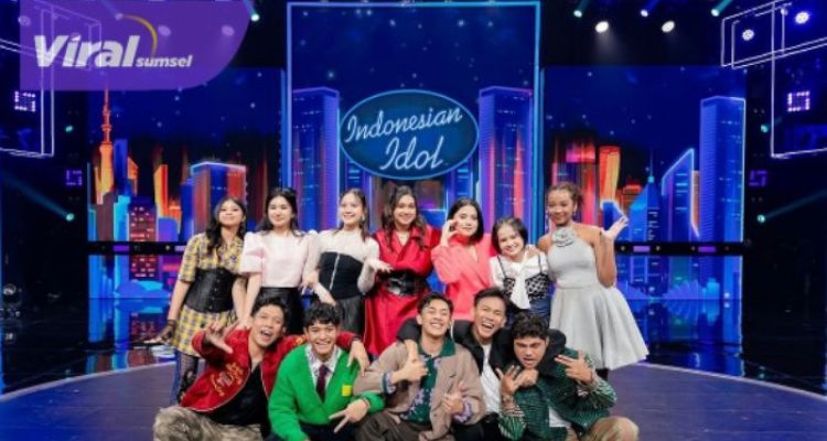 Deretan Lagu Indonesia's Top Stream Playlist Akan Dibawakan 12 Kontestan Indonesian Idol XIII di Spektakuler Show 3. Foto : viralsumsel.com /ri