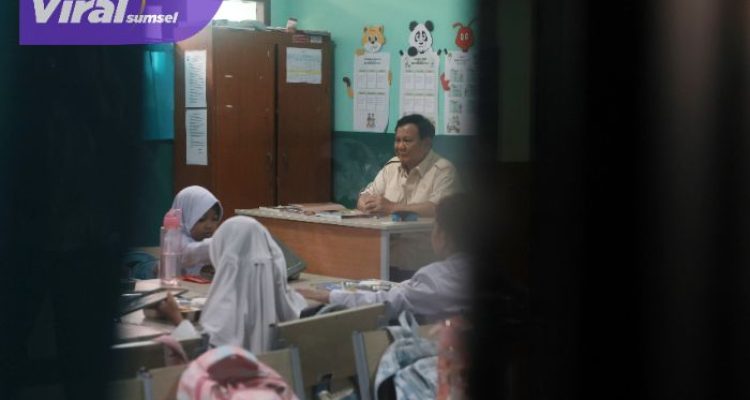 Prabowo Lakukan Sidak ke SDN 1 dan SDN 2 Bogor, Cek Distribusi Makan Bergizi Gratis, Disambut Antusias Pelajar. Foto : ist