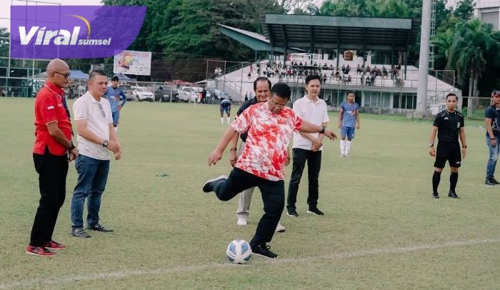 Kadispora Sumsel Buka Liga 4 : Harapan Baru Sepak Bola Nasional, Siap Lahirkan Bintang Masa Depan? Foto : viralsumsel.com ./asa