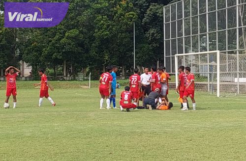 Bangkit dari Ketertinggalan! PS Tria (PersiOKUT) Gagalkan Kemenangan PS Banyuasin. Foto : viralsumsel.com /asa