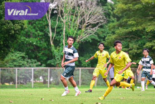Brace ke Gawang PS Tria (PersiOKUT)! Zidhan Putra Salam Bomber Bumara FC Terbang ke Puncak Daftar Top Skor Liga 4 Sumsel. Foto : viralsumsel.com /ril