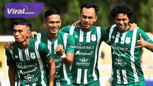 Playoff Degradasi PSMS Medan Tutup Musim dengan Manis. Foto : lib