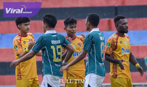 Liga 2 : Sriwijaya FC Tumbang di Laga Terakhir Playoff Degradasi. Foto : ignu