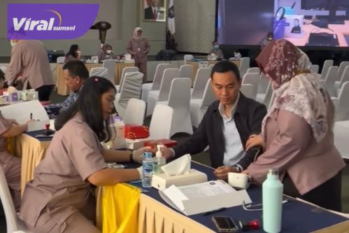 Bupati OKI Terpilih Muchendi Siap Dilantik: Pemeriksaan Kesehatan Tuntas, Penuh Optimisme!. Foto : viralsumsel.com /zep