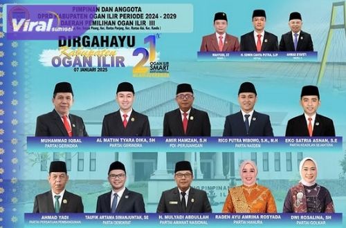 DPRD Dapil Ogan Ilir III Dukung Kemajuan di HUT ke-21 dengan Semangat ‘Ogan Ilir Smart’. Foto : viralsumsel.com /jun