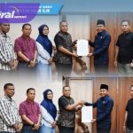 Pimpinan DPRD Ogan Ilir Terima Kunjungan KPU Bahas Pengesahan Bupati Terpilih. Foto : viralsumsel.com /jun
