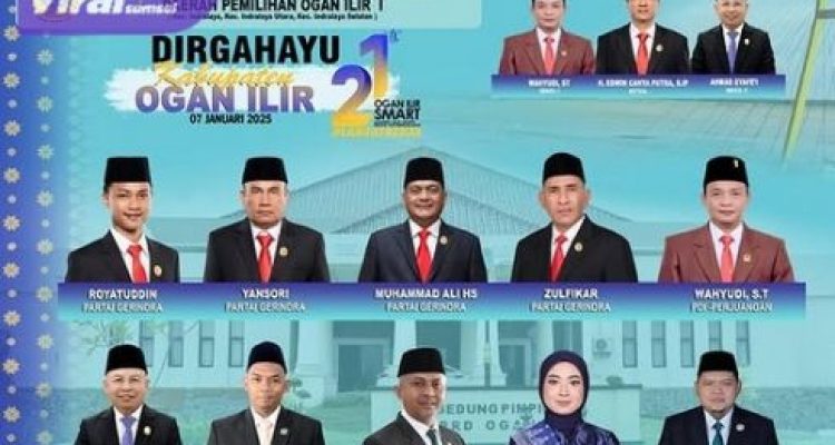 DPRD Ogan Ilir Dapil 1 Dukung Kemajuan Ogan Ilir di HUT ke-21. Foto : viralsumsel.com /jun