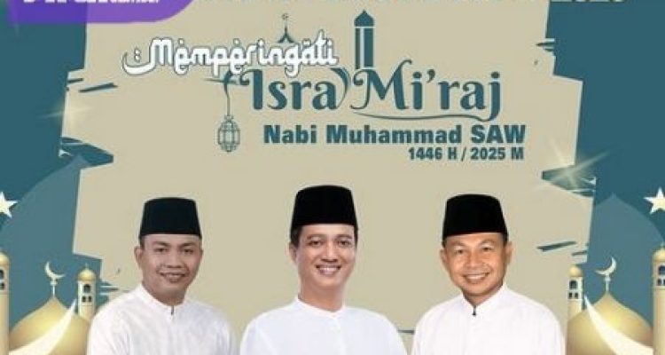 Ketua DPRD Ogan Ilir : Jadikan Isra’ Mi’raj Momentum Meneladani Sifat Nabi. Foto : viralsumsel.com /jun