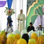 Ketua TP PKK OKI Ike Meilina Hadiri Tabligh Akbar dan Wisuda Al-Qur’an Jelang Ramadhan 1446 H. Foto : viralsumsel.com /zep