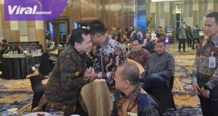Pj Wali Kota Prabumulih Hadiri Workshop Sinergi Bank Sumsel Babel dan Pemerintah dalam Membangun Potensi Daerah. Foto : viralsumsel.com /ril