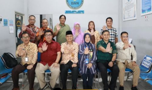 Pj Sekda Prabumulih Hadiri Rapat Pencegahan dan Pemberantasan Narkotika. Foto : viralsumsel.com /ril