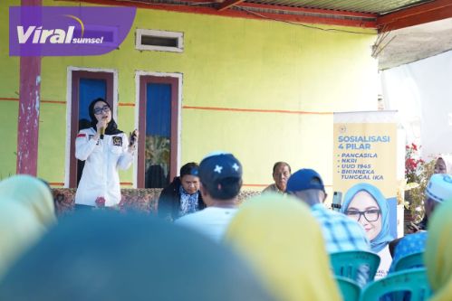 Senator Amaliah Sosialisasikan Empat Pilar Kebangsaan di Lahat, Tegaskan Pentingnya Menjaga NKRI. Foto : viralsumsel.com /fia