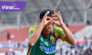 Fadly Sungki: Striker Sriwijaya FC Jebolan Farmel Hatta Palembang yang Sempat Dilirik Persija Muda, Kini Bersinar di Liga 2. Foto : viralsumsel.com /ig