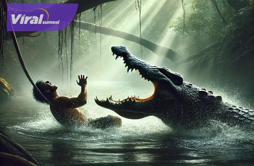 Tragis! Warga Sungai Lilin Ditemukan Tewas di Sungai Dawas, Diduga Dimangsa Buaya. foto ; viralsumsel.com /ilustrasi