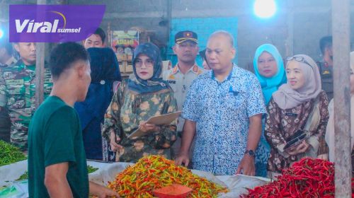 Sidak Pasar di Muba! Ini Langkah Pemerintah Kendalikan Harga Jelang Ramadan. Foto : viralsumsel.com /dev