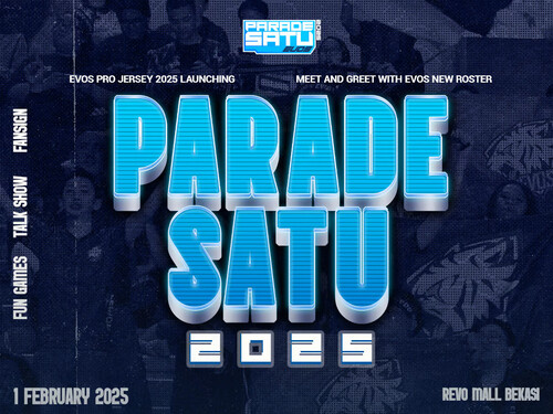 It's Our Time! Merayakan Metamorfosis Perjalanan EVOS Melalui Acara di PARADE SATU EVOS 2025. Foto: viralsumsel.com