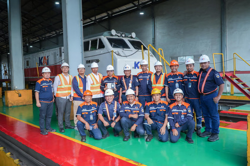 KAI Kolaborasi Bersama UGM Kembangkan Sistem Ground Detector Lokomotif. Foto : viralsumsel.com