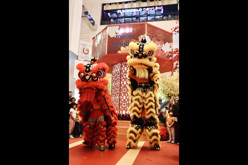 Keberuntungan Menanti di Perayaan Tahun Baru Imlek “Orient Grandeur" Mall of Indonesia. Foto : viralsumsel.com