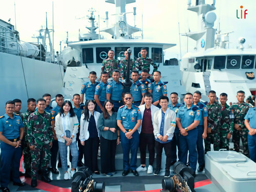 LIF Indonesia Perkuat Program Wellness untuk Personil TNI AL KRI Parang 647. Foto: viralsumsel.com