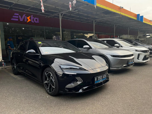 Penyewa Mobil Listrik Evista Melonjak Signifikan di Awal 2025. Foto : viralsumsel.com