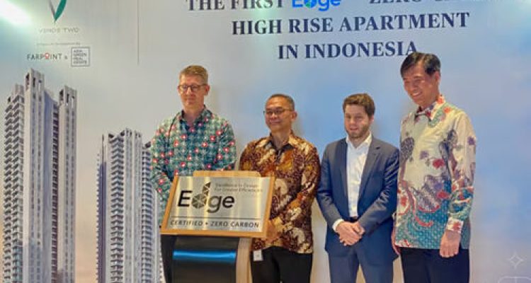 Verde Two Menjadi Kompleks Hunian Tinggi Pertama di Indonesia yang Meraih Sertifikasi EDGE Zero Carbon. Foto: viralsumsel.com