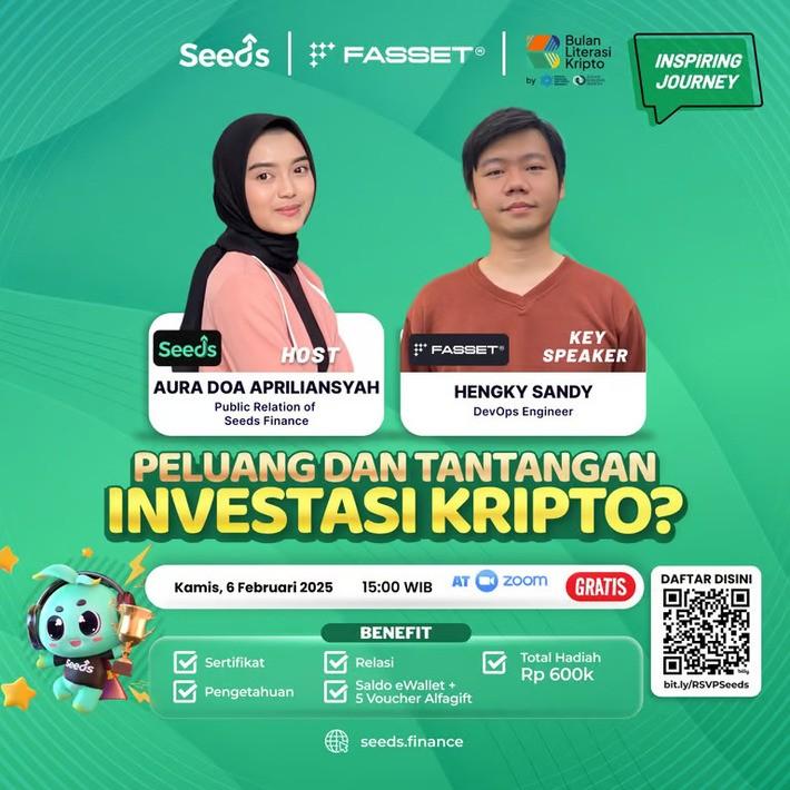 Dukung Bulan Literasi Kripto 2025, Fasset dan SEEDS Finance Ajak Masyarakat Pahami Investasi Kripto. Foto: viralsumsel.com