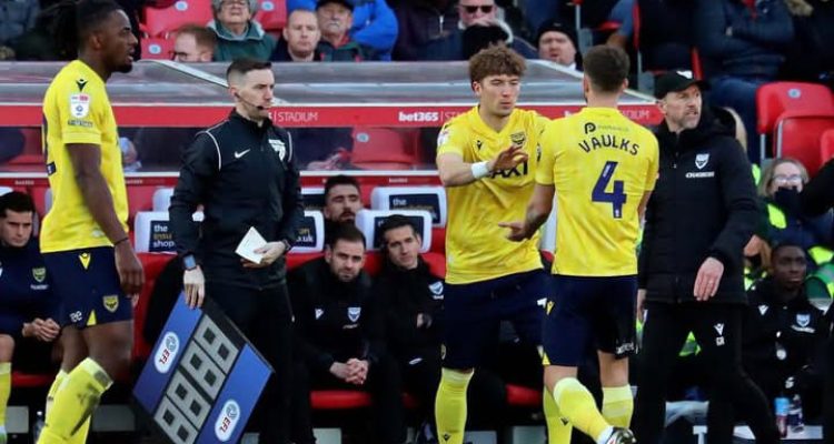 Calon striker naturalisasi Tim Nasional (Timnas) Indonesia, Ole Romeny berpeluang menjadi starter atau pemain inti saat Oxford United FC menjamu Bristol City FC. Foto : ig