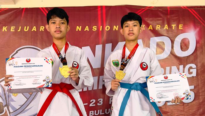 Si Kembar Karateka Palembang Sabet Emas di Kejurnas! Begini Perjalanan Luar Biasa Mereka. Foto : viralsumsel.com /asa