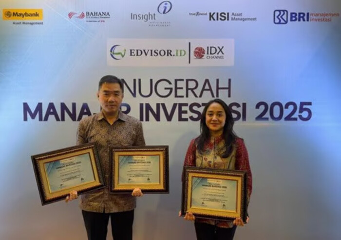 BRI Manajemen Investasi Raih Tiga Penghargaan di Acara Anugerah Manajer Investasi 2025. Foro: viralsumsel.com