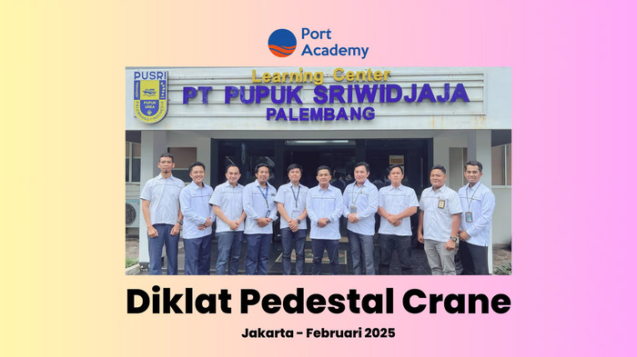 Diklat Operator Crane Pedestal: Langkah Strategis Port Academy dan PT Pupuk Sriwidjaja. Foto: viralsumsel.com
