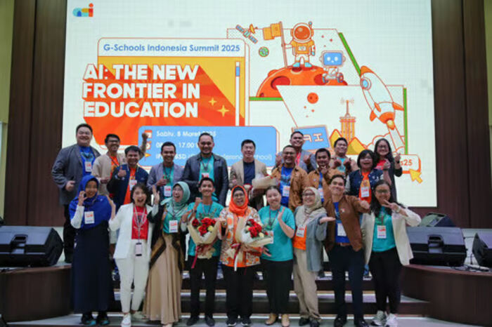 G-Schools Indonesia Summit 2025: Pendidik Indonesia Siap Menavigasi Kehadiran AI dalam Lanskap Pendidikan. Foto: viralsumsel.com