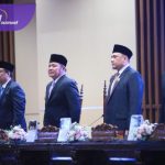 Rapat Rapat Paripurna IX (9) dibuka secara resmi dan dipimpin langsung Ketua DPRD Provinsi Sumsel, Andie Dinialdie, SE. MM, dan didampingi para Wakil Ketua DPRD Sumsel. Foto : viralsumsel.com /ril