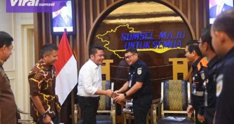 Gubernur Herman Deru Apresiasi PT KAI Mendorong Pertumbuhan Ekonomi Sumsel Melalui Pengembangan Infrastruktur Jalur KA Logistik. Foto : humas pemprov